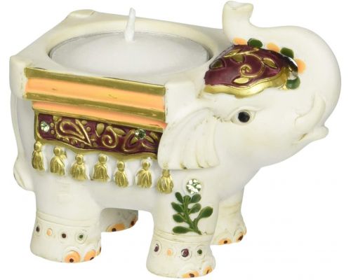 Un Porte-Bougies Good Luck Elephant