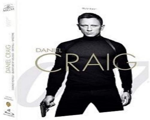 詹姆斯·邦德（James Bond）007电影-丹尼尔·克雷格（Daniel Craig）收藏：皇家赌场+安慰之量子+落空+幽灵[蓝光]
