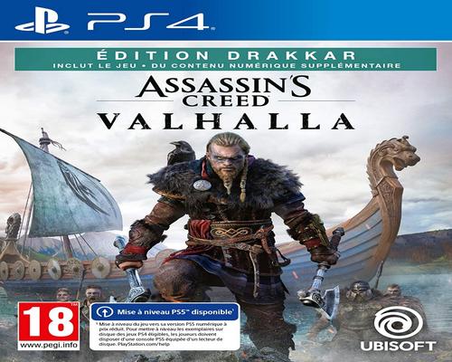 en PS4 Game Assassin&#39;S Creed Valhalla - Drakkar Edition - PS5-version inkluderet