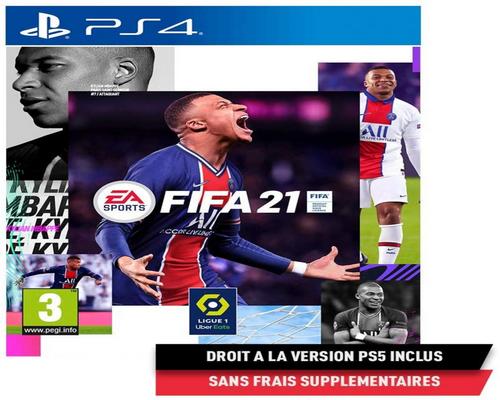 et Fifa 21-spil (PS4) - PS5-version inkluderet