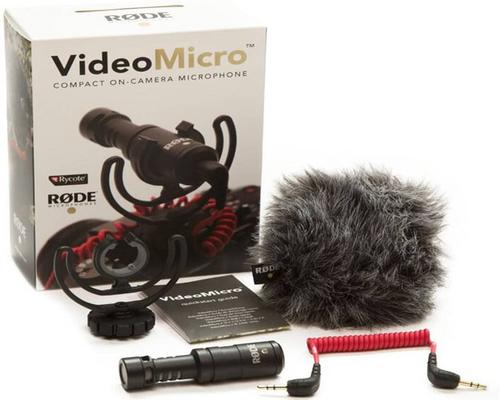 un Microphone Rode Video Caméra Compact