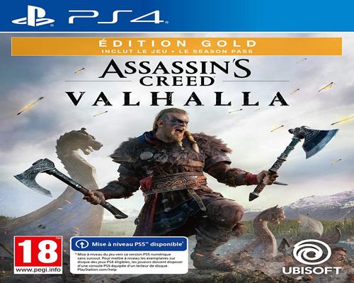 Assassin&#39;S Creed Valhalla Game - Gold Edition - PS5-version inkluderet