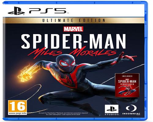 et Sony-spil, Marvel&#39;S Spider-Man: Miles Morales On Ps5, Action Adventure Game, Ultimate Edition, Fysisk version, På fransk, 1 spiller