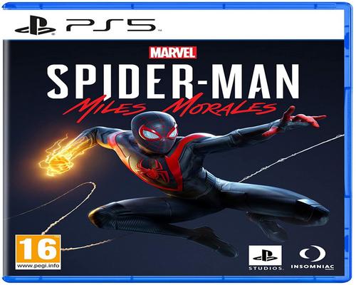 索尼游戏，漫威的蜘蛛侠：迈尔斯·莫拉莱斯在PS5上，动作冒险游戏，标准版，实体版，法文，1位玩家