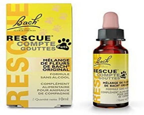 een Rescue Pets-supplement 10 ml druppelaar