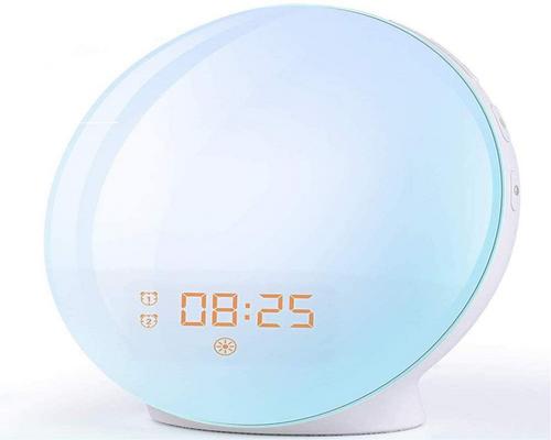 A Morning Alarm Clock With Effects With 20 Programmable Brightness Alarms