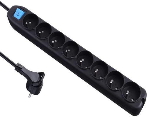an Electraline 32055 Block 8 Power Strip With