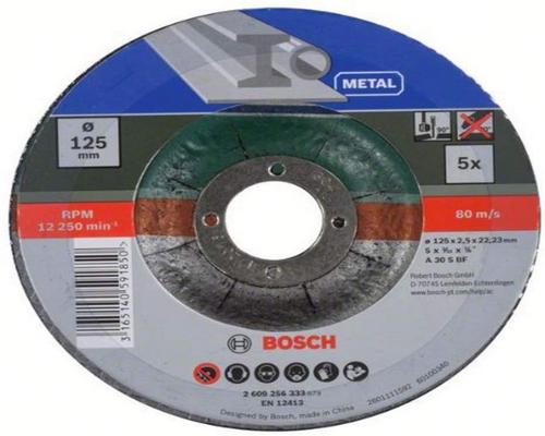 a Bosch 2609256333 Doorslijpschijven Diameter 125 mm