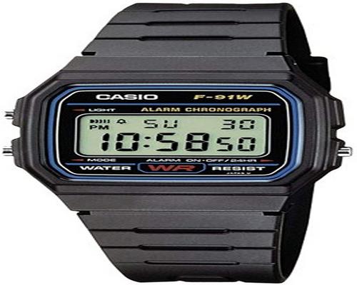 un reloj Casio F-91W-1Dg