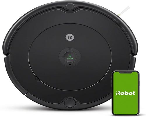 un robot I Roomba 692 connesso tramite Wi-Fi
