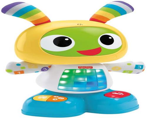 a Fisher-Price Bebo The Interactive Robot Toy with 3 Play Modes