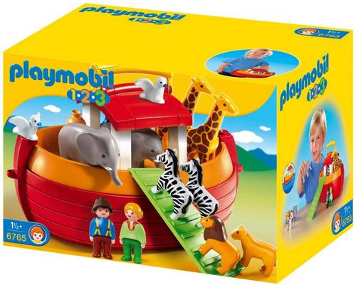 uma caixa de Playmobil