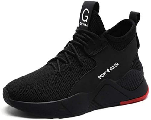 Ein Paar Tqgold Männer Frauen Sicherheits Sneakers mit Stahlkappe Größe 35-46