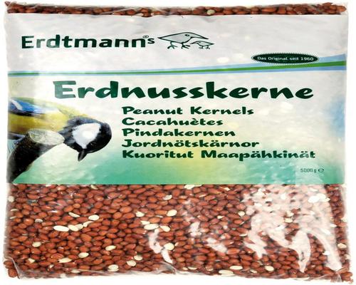 een pakje Erdtmanns Birds Peanuts Seeds 5 Kg
