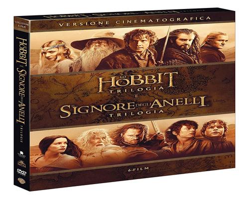 uno Film Lo Hobbit,Il Signore Degli Anelli (Box 6 Dv) Trilogie Cinematografiche