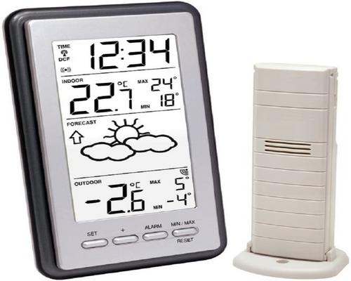 eine La Crosse Technology WS9130 Station mit Innen- / Außentemperaturen