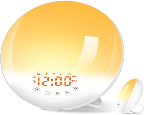 Una lámpara de radio con 30 niveles de luz Simulador de amanecer y crepúsculo