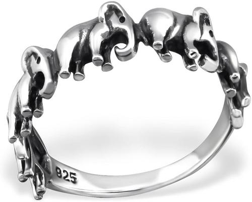 a Tata Gisele Ring In Aged 925/000 Silver