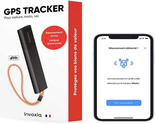 ένα Tracker Invoxia Gps χωρίς Sim με ειδοποίηση κατά της κλοπής σε πραγματικό χρόνο και μεγάλη αυτονομία