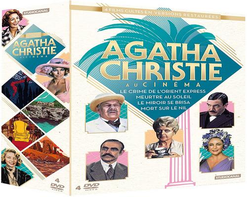 电影阿加莎·克里斯蒂（Agatha Christie）的盒子套装-镜子破裂+太阳下的谋杀案+尼罗河上的死亡+东方快车案