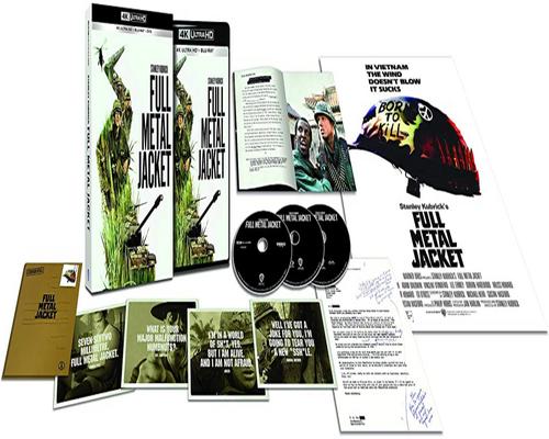 en Full Metal Jacket Film [Collector&#39;s Edition-4K Ultra Hd + Blu-Ray + Dvd + Booklet]