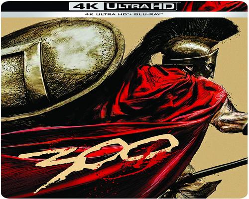 en Film 300 [4K Ultra Hd + Blu-Ray-Edition Steelbook Taske]