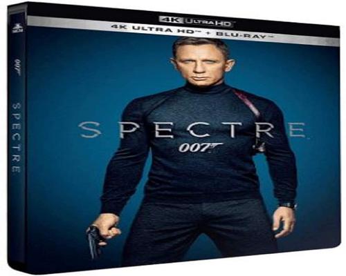 um filme Specter [capa Steelbook 4K Ultra Hd + Blu-Ray-Edition]