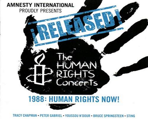 en cd udgivet koncerterne 1988: menneskerettigheder