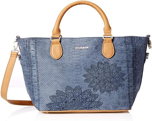 eine Desigual Tasche Aquiles Florida Female Blue