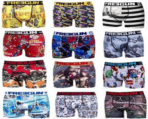 a Boxer Freegun Lot Surprise Of 9 Man 9 Different Patterns According To Arrival