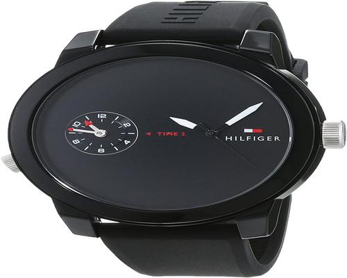 A Tommy Hilfiger Men&#39;s Analogue Classic Quartz Watch With Silicone