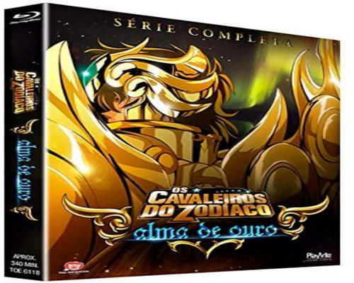 uma Dvd Os Cavaleiros Do Zodíaco - Alma De Ouro - Série Completa - Bd