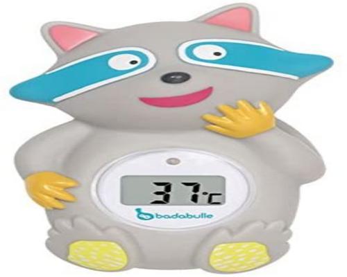 a Badabulle Raccoon Thermometer