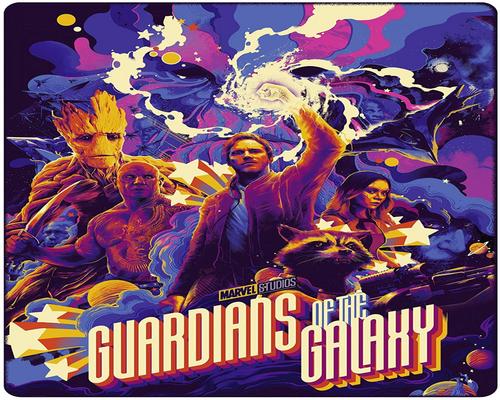 en Guardians Of the Galaxy-film [4K Ultra Hd + Blu-Ray-Steelbook Edition]