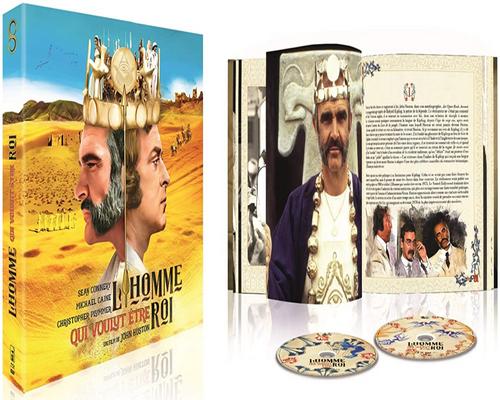 una película El hombre que quería ser rey [Blu-Ray + Dvd + Edición de coleccionista de libros]