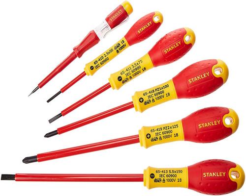 a Stanley Fatmax 0-65-443 Set Of 6 Insulated 1000V Tools