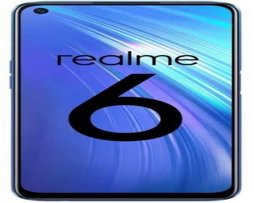 un Smartphone Realme 6 Bleu 4G+