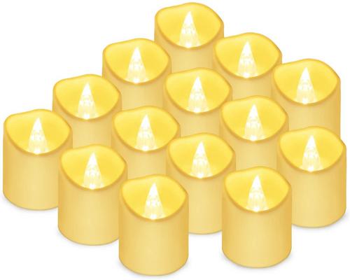 One Led Flickering Flame Candle Light 14 Pcs