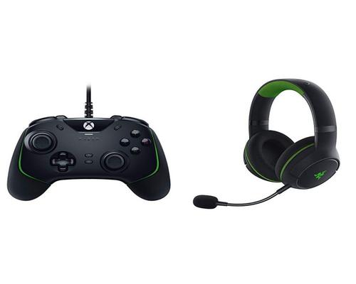 a Vidéo Game Razer Wolverine V2 Wired Gaming Controller + Kaira Pro Wireless Gaming Headset For Xbox Series X | S Bundle