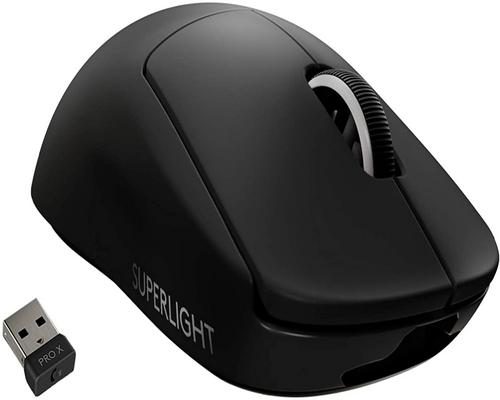 a Set Of Accessory Logitech G Pro X Superlight Wireless Gaming Mouse - Black
