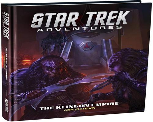 un ensemble d&#39;accessoires Modiphius Star Trek Adventures - Klingon Empire Core Book