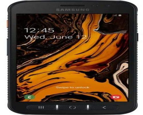 ein Samsung G398 Xcover 4S Schwarzes Smartphone