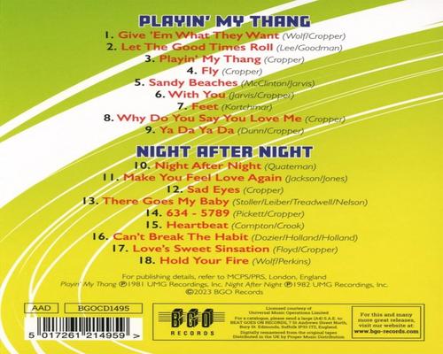 en Rock Playin' My Thang / Night After Night