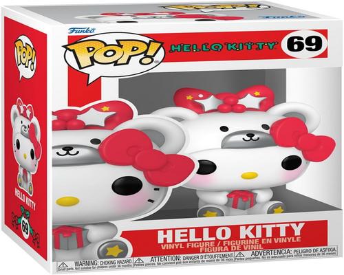 une Figurine En Vinyle De Hello Kitty Version Ours Polaire