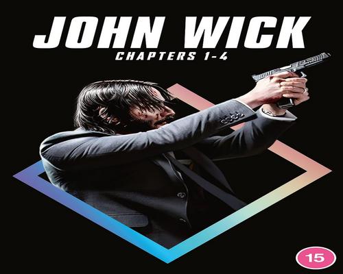 a Dvd John Wick 1 - 4