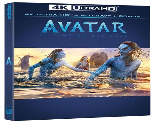 un Blu-Ray Avatar: El Sentido Del Agua (Avatar: The Way Of Water) (4K Uhd + Blu-Ray + Blu-Ray Extras) [Blu-Ray]