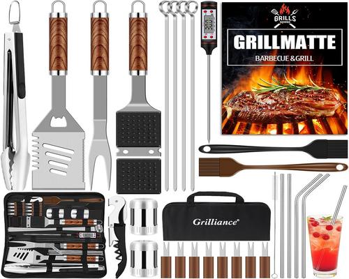 Grilliance 30 Piece Premium Stainless Steel Cutlery Set