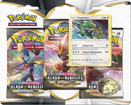 un Pack 3 Boosters Pokémon Épée Et Bouclier-Clash Des Rebelles