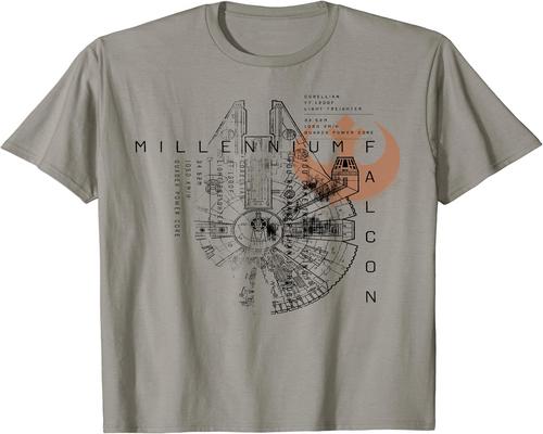 un T-Shirt Star Wars Faucon Millenium