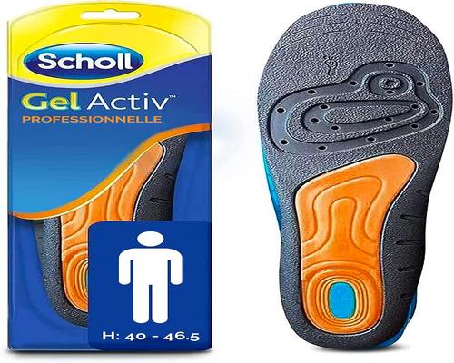 Scholl Comfort Professional メンズ ゲルソフト インソール サイズ 40 ～ 46.5